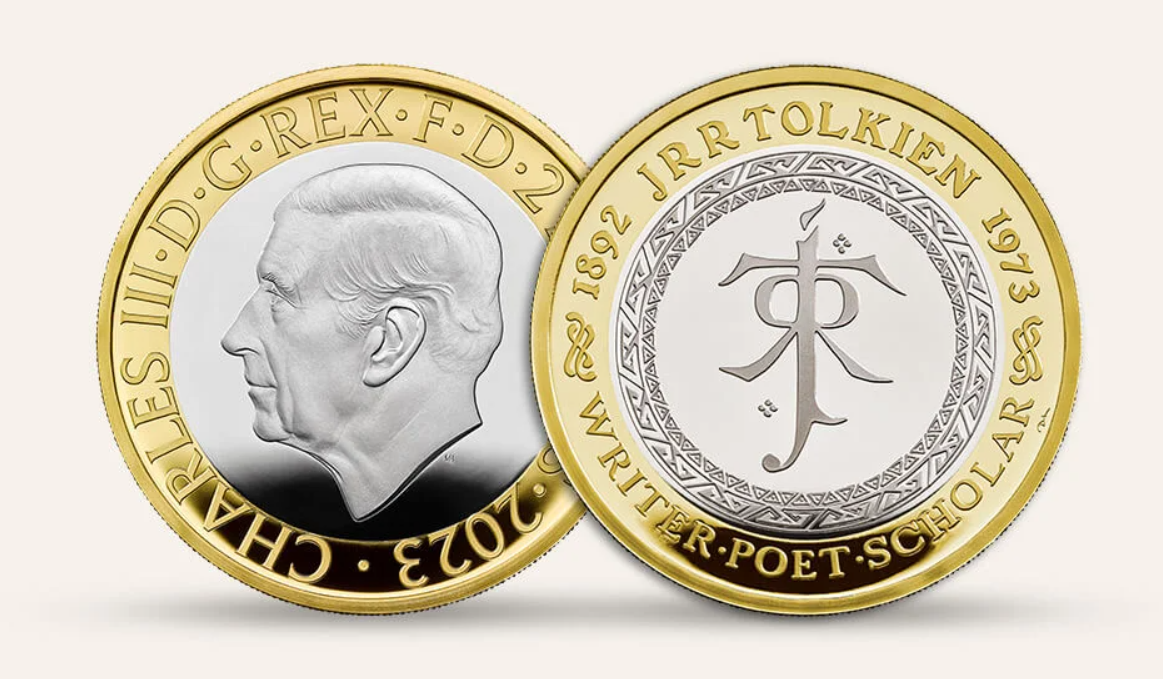 Una nueva moneda acuñada en UK dedicada a JRR Tolkien